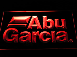 Abu Garcia Fishing LED Neon Sign door sign wall hanging display On/Off switch - £20.39 GBP+
