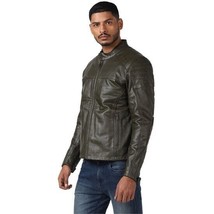 Royal Enfield Motorcycle Jacket Cafe Racer Men&#39;s JACKET-KAYAK Green - £127.92 GBP