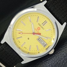 Japan Refurbished Seiko Expo 70 Automatic 6309A Mens Yellow Dial Watch a427266-1 - £34.43 GBP