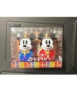 New Disney Hina Festival Mickey Minnie Pair Figurine Candy Case Exclusiv... - $69.27