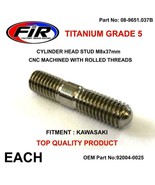 TITANIUM CYLINDER HEAD STUD MOUNT BOLT M8x37mm KAWASAKI VULCAN S 15-16,Z... - $16.74