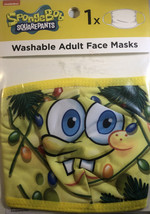 Spongebob Squarepants Holiday/Christmas Washable Adult Facemask-BRAND NE... - £3.10 GBP