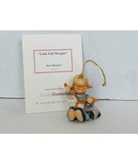 Hummel Christmas ornament figurine goebel Berta Studio COA Little Gift W... - £23.32 GBP