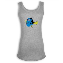Finding Nemo Regal Blue Tang Dory Womens Summer Sports Vest Tank T-shirts Tops - £13.07 GBP