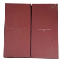 Lot Of 2 Piquadro Italy Empty Pen Box 3” X 6.25” Gift Set Hard Case Storage - $23.36