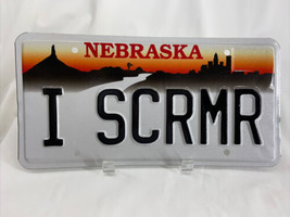I SCRMR Vintage Vanity License Plate Nebraska Personalized Auto Man-Cave... - £48.34 GBP
