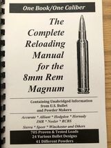 2016 THE COMPLETE RELOADING MANUAL FOR THE .8mm REMINGTON MAGNUM, LOAD B... - $150.22 MXN