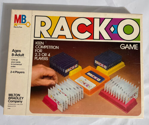 1982 Milton Bradley RACK-O Card Game Complete. Vintage.  Made USA. - $12.59