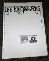 XRARE 1986 The Kingsnakes promotional package + letter French/American rock band - £20.82 GBP