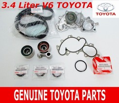 GENUINE TOYOTA  95-04 TACOMA 3.4L V6 5VZFE WATER PUMP TIMING KIT 11 PIECES - £221.00 GBP
