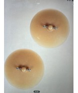 Nipple Ring Nipple Piercing Silicone Reusable Pasties Nipple Covers NEW - $15.45 CAD