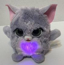 Hasbro FurReal Fuzzalots Kitty Purple Interactive Feeding Tested Working 4 in - £11.65 GBP