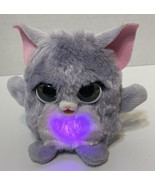 Hasbro FurReal Fuzzalots Kitty Purple Interactive Feeding Tested Working... - £11.46 GBP