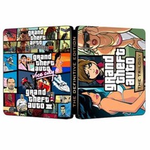 New Limited Edition Grand Theft Auto GTA The Trilogy Steelbook Case Cust... - $34.64