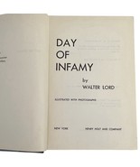 Walter Lord Day Of Infamy HC Book 1957 Vintage 1st Edition Pearl Harbor ... - $174.70 MXN
