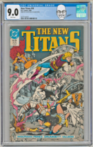 George Perez Collection Copy ~ CGC 9.0 New Titans #58 / Pérez Cover &amp; Art - £77.86 GBP