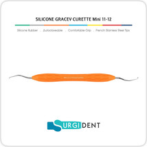 GRACEY CURETTE  MINI 11-12 SILICONE COATED SCALER DENTAL HAND INSTRUMENT... - £6.43 GBP