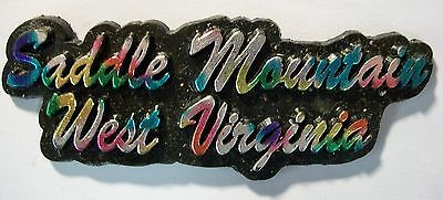 Saddle Mountain West Virginia Script Fridge Magnet - $3.68