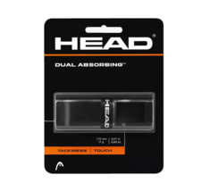 HEAD Dual Absorbing Grip Tennis Cushion Tapes Racket Black 1.75mm NWT 28... - £16.24 GBP