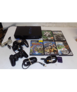 PlayStation 2 PS2 SCPH-50001 Console with Cords, Controller &amp; 5 Games LOT - €212,03 EUR
