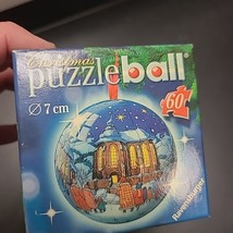 Ravensburger 3D Christmas CAROLERS Puzzle Ball Ornament 60 Pieces 2006 COMPLETE - $10.00