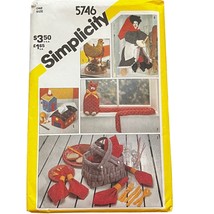 Simplicity 5746 Household Accessories Sewing Pattern Potholder Door Stop... - $3.84