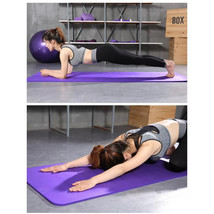 Exercise Mat Thick Yoga Mat (Purple) Fitness Mat Home Gym Workout Mat - £28.82 GBP