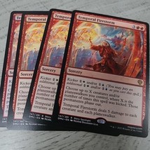 MTG Temporal Firestorm x4 147 Dominaria United Regular Non-foil Playset  - £3.01 GBP