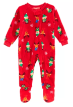 Matching Family Pajamas Infants Elf Footed Pajamas, Size 12Months - £15.14 GBP