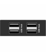 Rocstor Y10G004-B1 4 PORT USB 2.0 OVER CAT5/CAT6/CAT6A EXTENDER - UP TO ... - €152,44 EUR