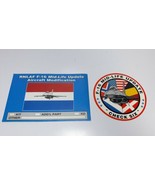 F-16 Mid-Life Update Check Six &amp; RNLAF Aircraft Modification GM Sticker Lot - £5.65 GBP