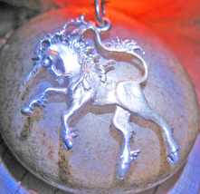 Haunted Necklace Strengths Of Myth &amp; Lore Magick 925 Unicorn Witch Cassia4 - £54.16 GBP