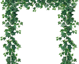 Artificial Ivy Vines Kit 3 Pcs 6.4Ft Odorless Silk Ivy Garland with Gree... - £22.74 GBP