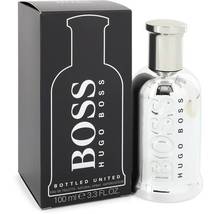 Hugo Boss Bottled United Cologne 3.3 Oz Eau De Toilette Spray - £78.65 GBP