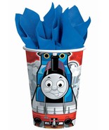 Thomas and Friends Paper Cups Birthday Party Drinkware 9 oz Disposable 8... - €4,18 EUR