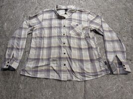 Patagonia Women’s Grey Plaid Heywood Flannel Size 16 - $34.99