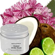 Coconut Lime Verbena Scented Aroma Beads Room/Car Air Freshener - £22.49 GBP+