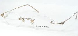 La Matta Rice C5 Gold /SILVER Eyeglasses Glasses Rimless 46-19-135mm Germany - £81.62 GBP