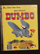 A LITTLE GOLDEN BOOK WALT DISNEY&#39;S DUMBO 1947 - $5.18