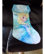 Disney Frozen Princess Elsa Holiday Soft Blue Christmas Stocking New 18&quot;... - £16.14 GBP