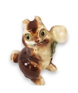 Tiny Chipmunk with Turnip Hand-Painted Porcelain Figurine Adorable Face ... - $284.91 MXN