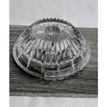 Princess House 80s Vtg Lead Crystal Glass 3-Way Candle Holder Pattern #845 - €9,31 EUR