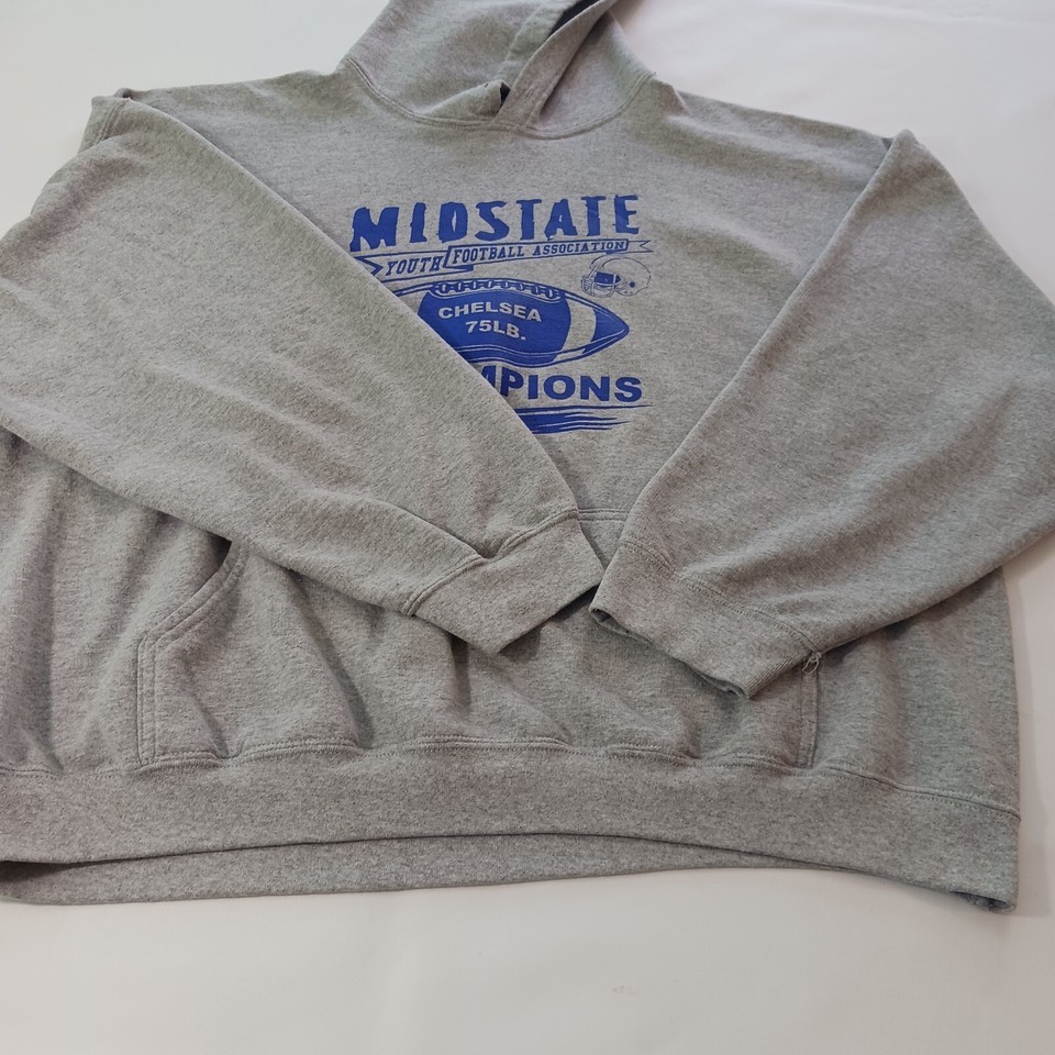 Gildan Heavy Blend MIOSTATE CHAMPIONS Men's Gray Cotton Hoodie Sweatshirt Sz 2XL Item image 14