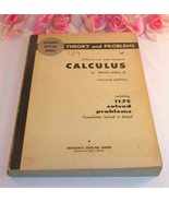 Theory and Problems of Differential and Integral Calculus 2 nd Ed. McGra... - $40.73 CAD