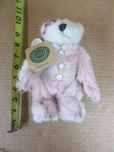 NOS Boyds Bears GWYNDA Pink White Plush Bear The Archive Collection  B44 D - £21.15 GBP