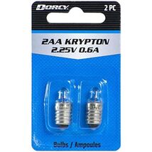 Dorcy 2AA-2.25-Volt, 0.6A Krypton Replacement Bulb, 2-Pack (41-1664) - $7.95