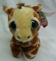 Aurora Dreamy Eyes Big Eyed Giggler Giraffe 6&quot; Plush Stuffed Animal Toy New - £11.90 GBP