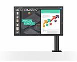 LG 27 27BN88Q-B Ergo IPS QHD Monitor (2560x1440) with Ergonomic Stand &amp;... - £402.84 GBP