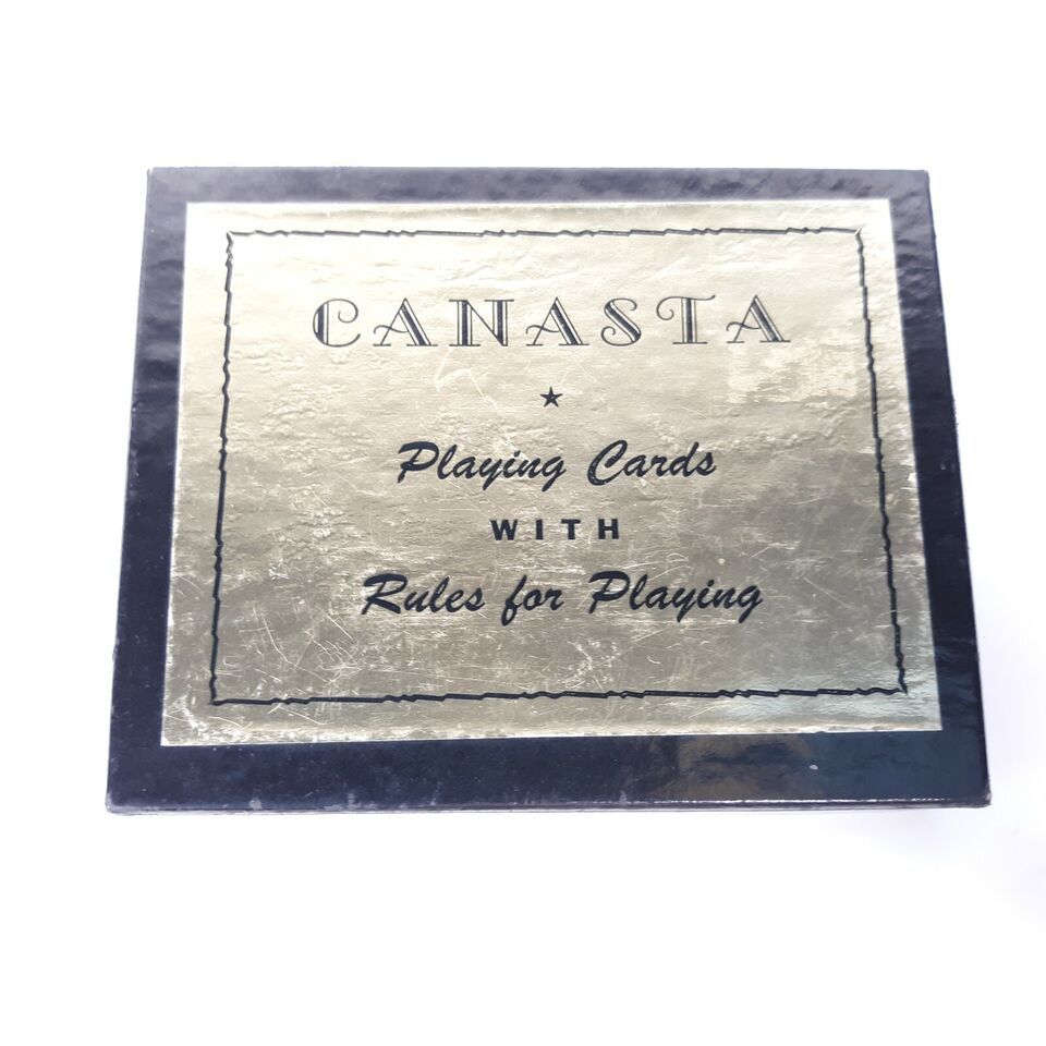 Primary image for Canasta Playing Cards Vintage Green Vintage