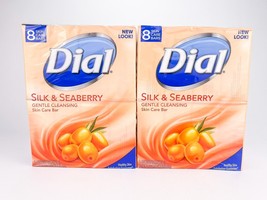 Dial Silk Seaberry Skin Care Bar Soap 4 Oz Each 2 Packs Of 8 New 16 Bars - £26.96 GBP